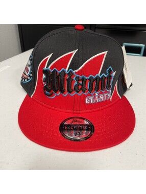Miami Giants Headgear Classics Fitted Hat 7 3/8 Negro Leagues